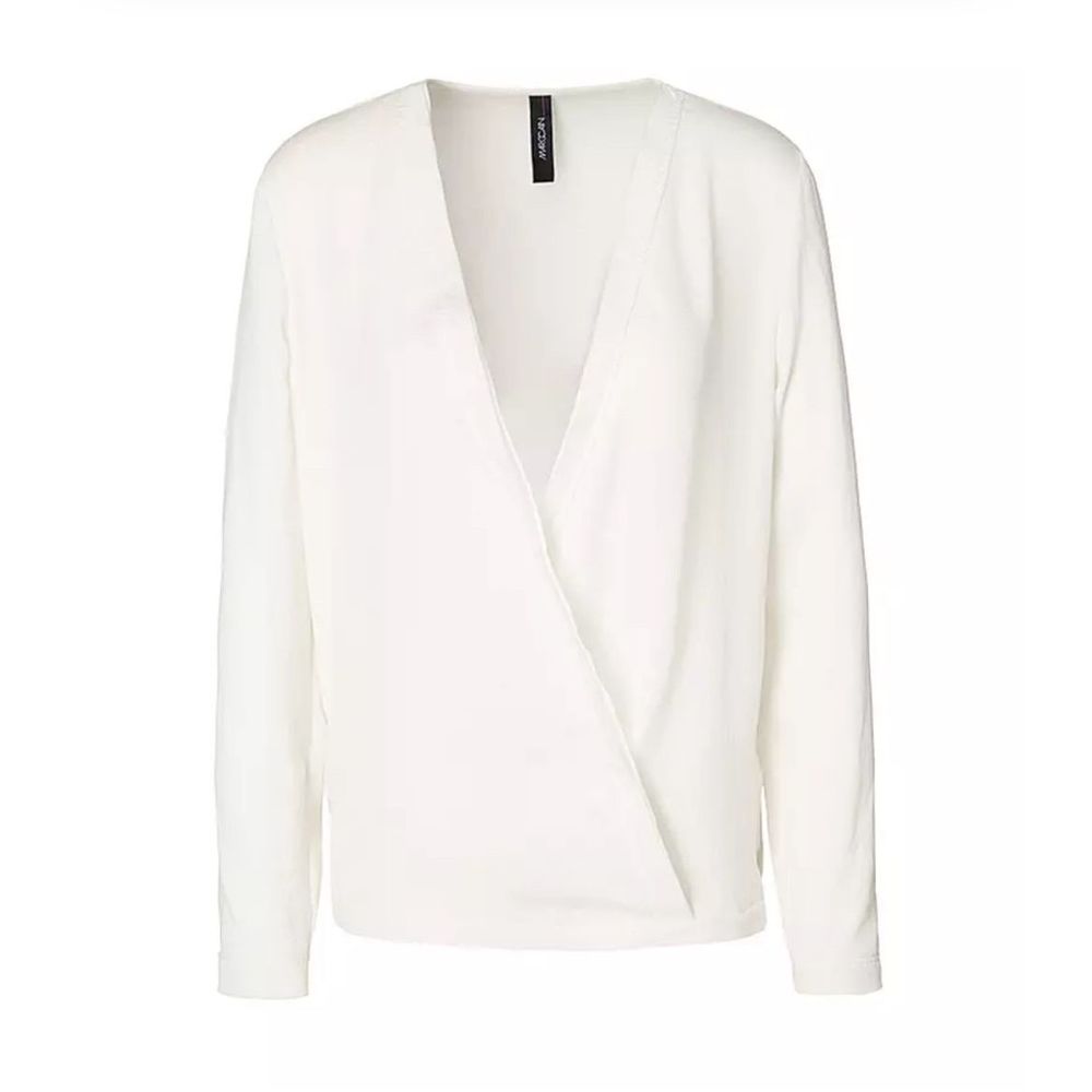 Marc Cain Flowing Blouse Cream Size N4 - Picture 3 of 13